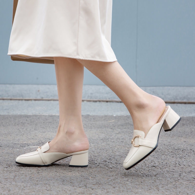 Giày Lười Đế Dày Thời Trang Mùa Hè Cho Nữ Size 34-40