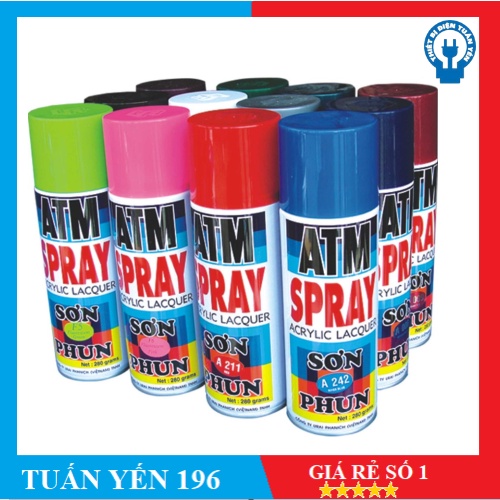 ⚡Hỏa Tốc 2h tại tphcm ⚡Sơn xịt ATM Spray đa năng xịt trên mọi chất liệu cao cấp⚡