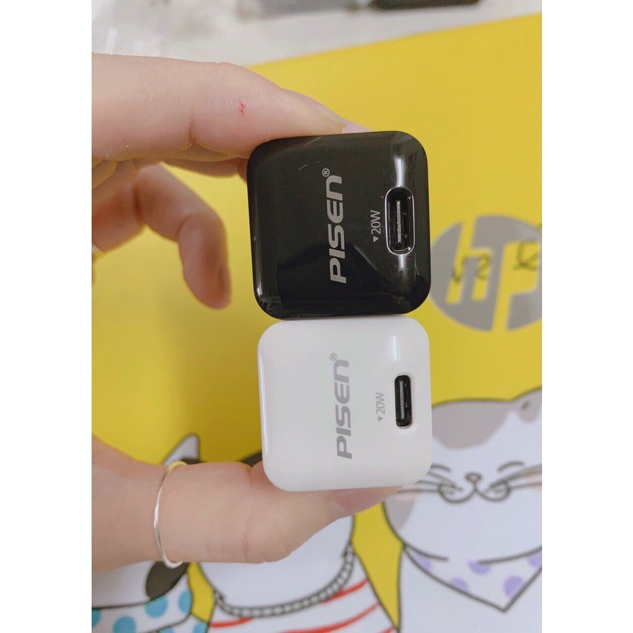 Cốc sạc nhanh siêu nhỏ .PISEN QUICK Teeny PD 20W /20W PD+USB/Mobox 20W PD .