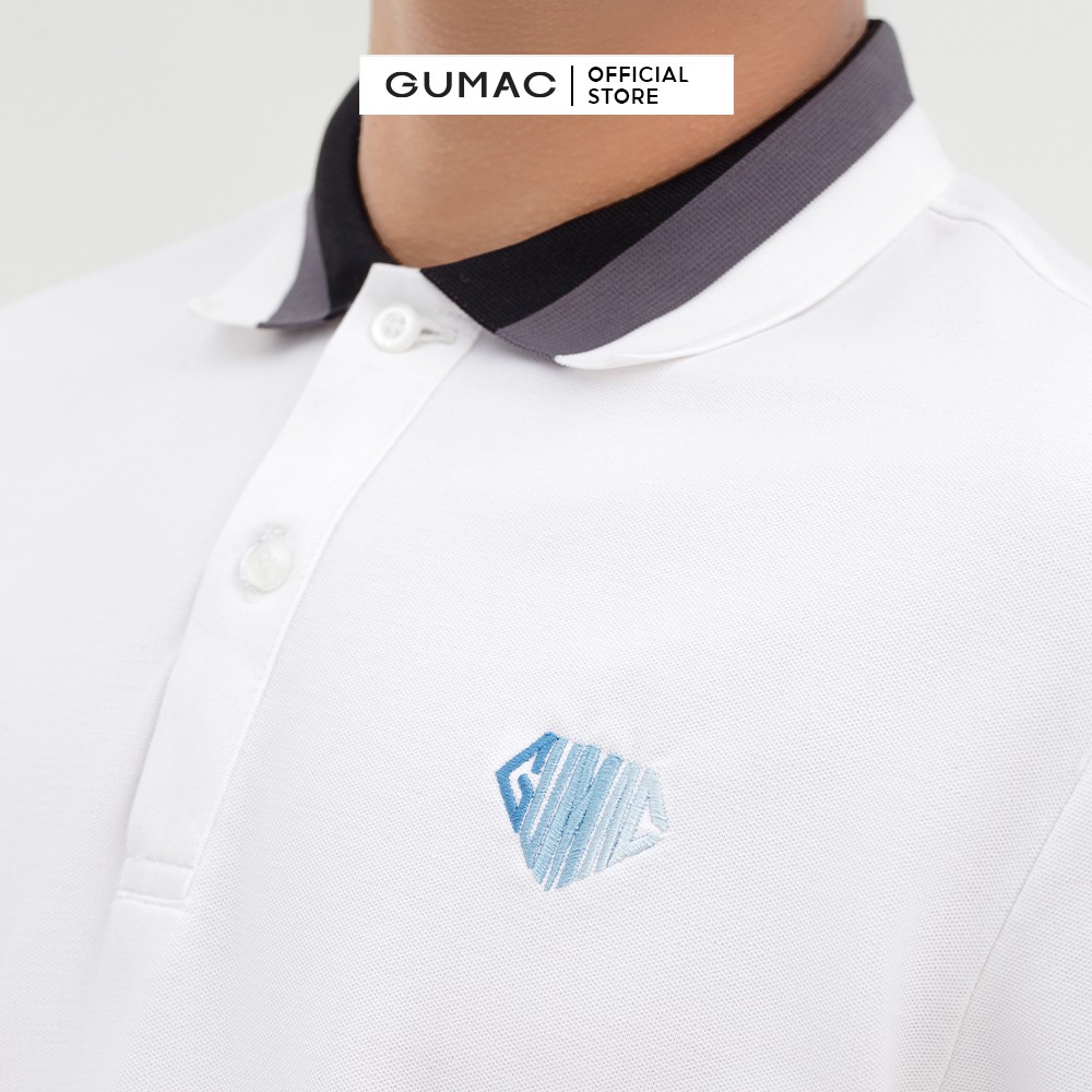 [Mã WABRGD12 giảm 10% đơn 250K] Áo thun polo nam thêu GUMAC ATNB5102 | BigBuy360 - bigbuy360.vn