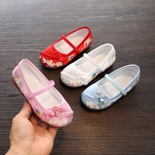 [thanh lý kho hàng] Cô gái phong cách Trung Quốc giày thêu trang phục giày