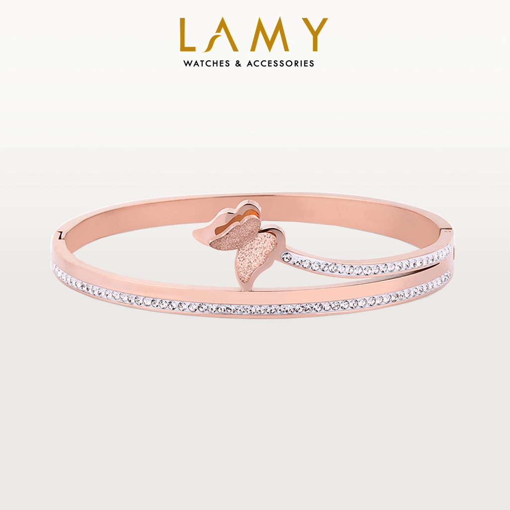 Vòng tay CDE Butterfly Bracelet Classic Cuff Rose Gold CDE20060100