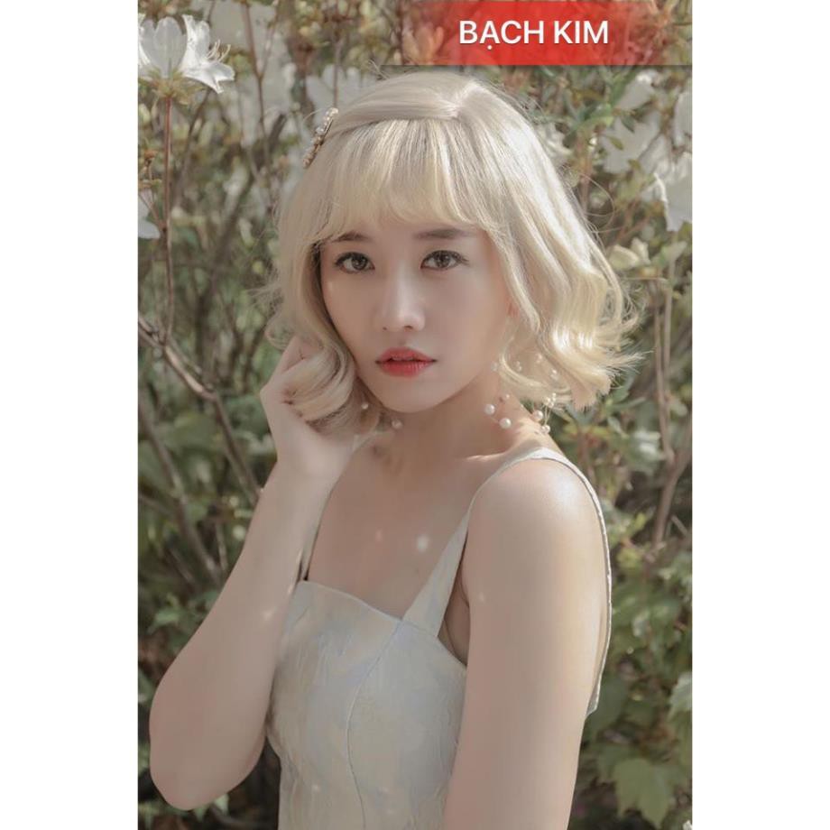 THUỐC NHUỘM TÓC MÀU BẠCH KIM (TRỌN BỘ) ( RẺ VÔ DỊCH)