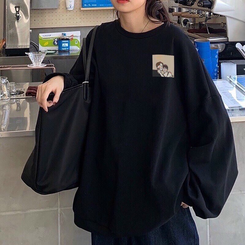 Áo swt tình nhân cute nỉ bông ấm áp HANA69 | BigBuy360 - bigbuy360.vn