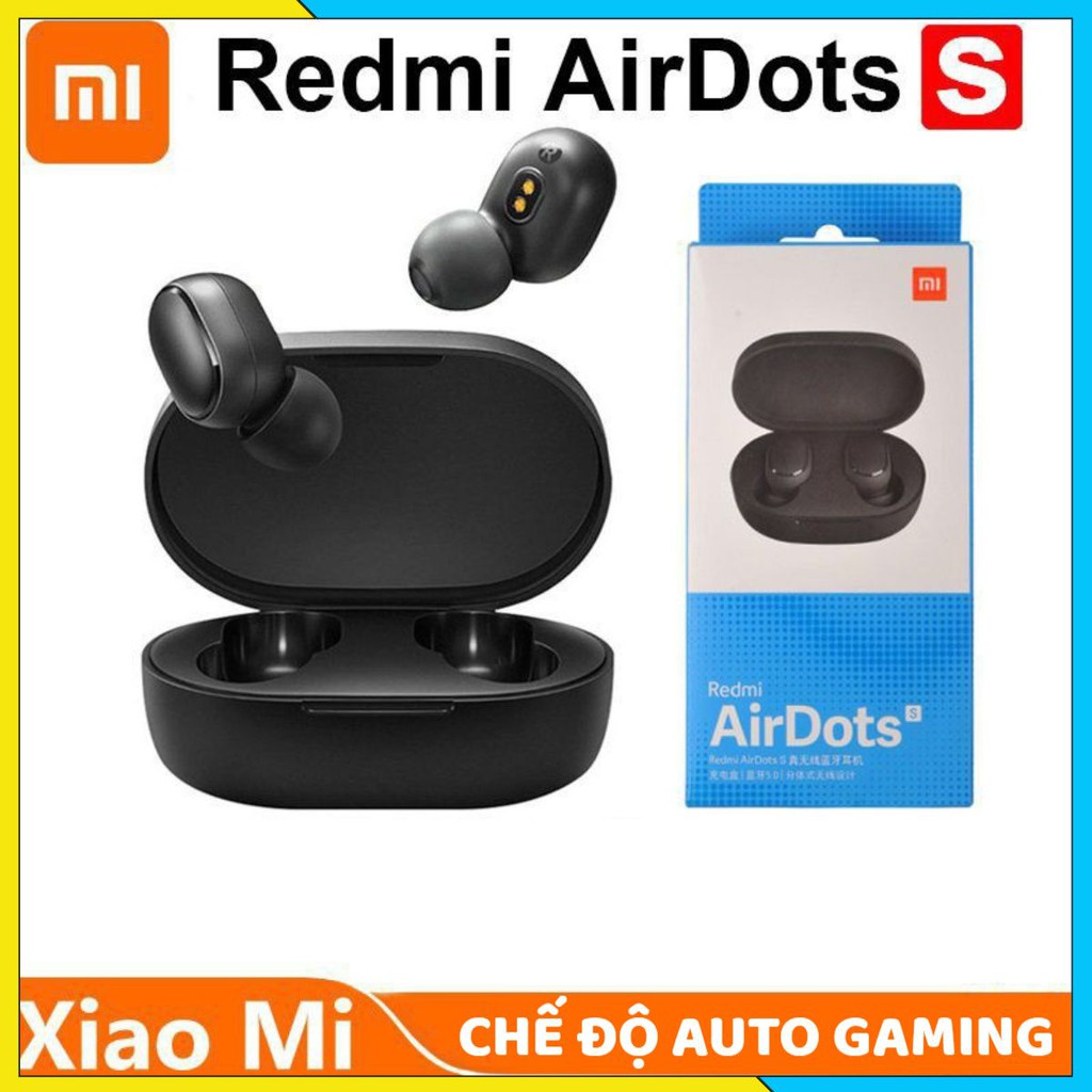 [CHẾ ĐỘ GAMING]Tai Nghe Không Dây Blutooth Redmi Airdots S Chơi Game Không Lo Delay - Chống Ồn - Mic Đàm Thoại Chuẩn