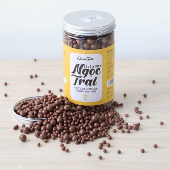 Sô Cô La Viên Ngọc Trai Toffee Caramel Cacao Talk 400gr