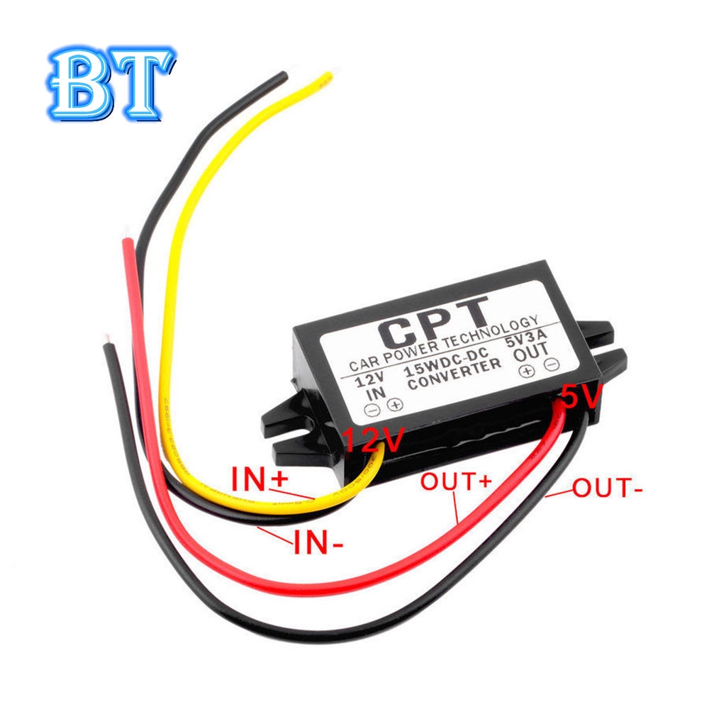 【READY STOCK】1 Mô Đun Chuyển Đổi Dc 12v Sang Dc 5v 3a 15w | BigBuy360 - bigbuy360.vn
