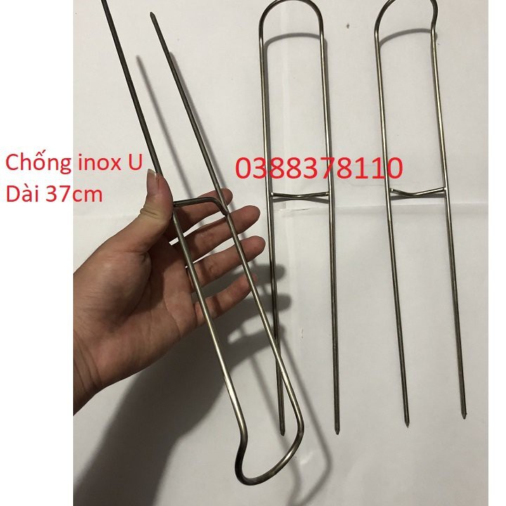 Chống Cần Câu Cá, Chống Inox U, Chống Cần Lăng Xê