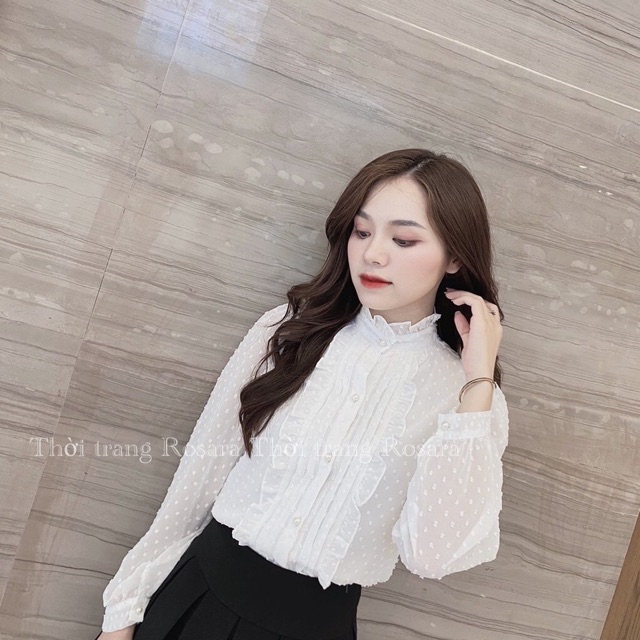 [giao sỉ] sơ mi hạt gạo hàng thiết kế SMS012119