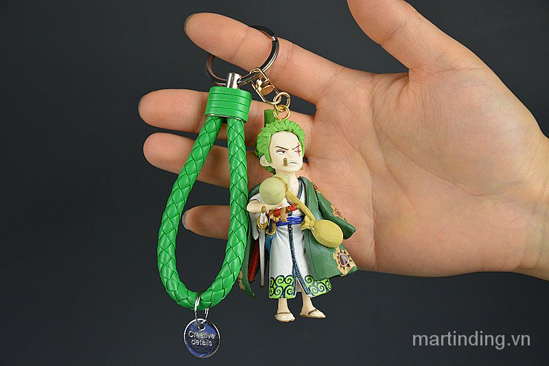 Móc Khóa Hình Nhân Vật Luffy Zoro Joba