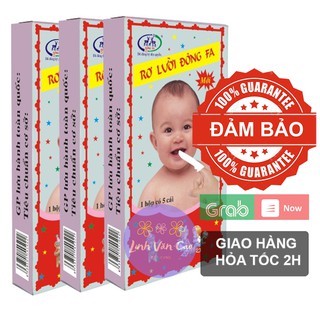 Combo 5 hộp GẠC RƠ LƯỠI ĐÔNG FA hàng thật của công ty Đông Pha, Vệ sinh lưỡi, răng miệng cho bé.