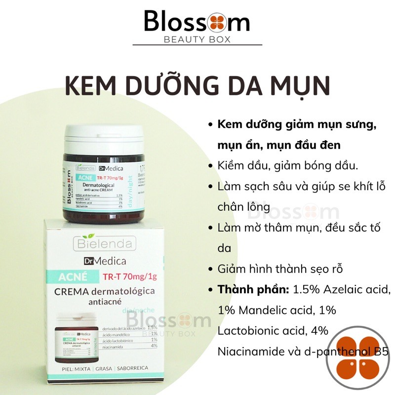 Kem dưỡng cho DA DẦU MỤN Dr Medica ance