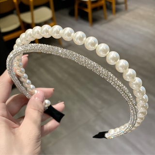 Cài tóc đính đá, hạt ngọc đôi cực xin xò phong cách Hàn Quốc cho bạn nữ cá tính - Selenshop