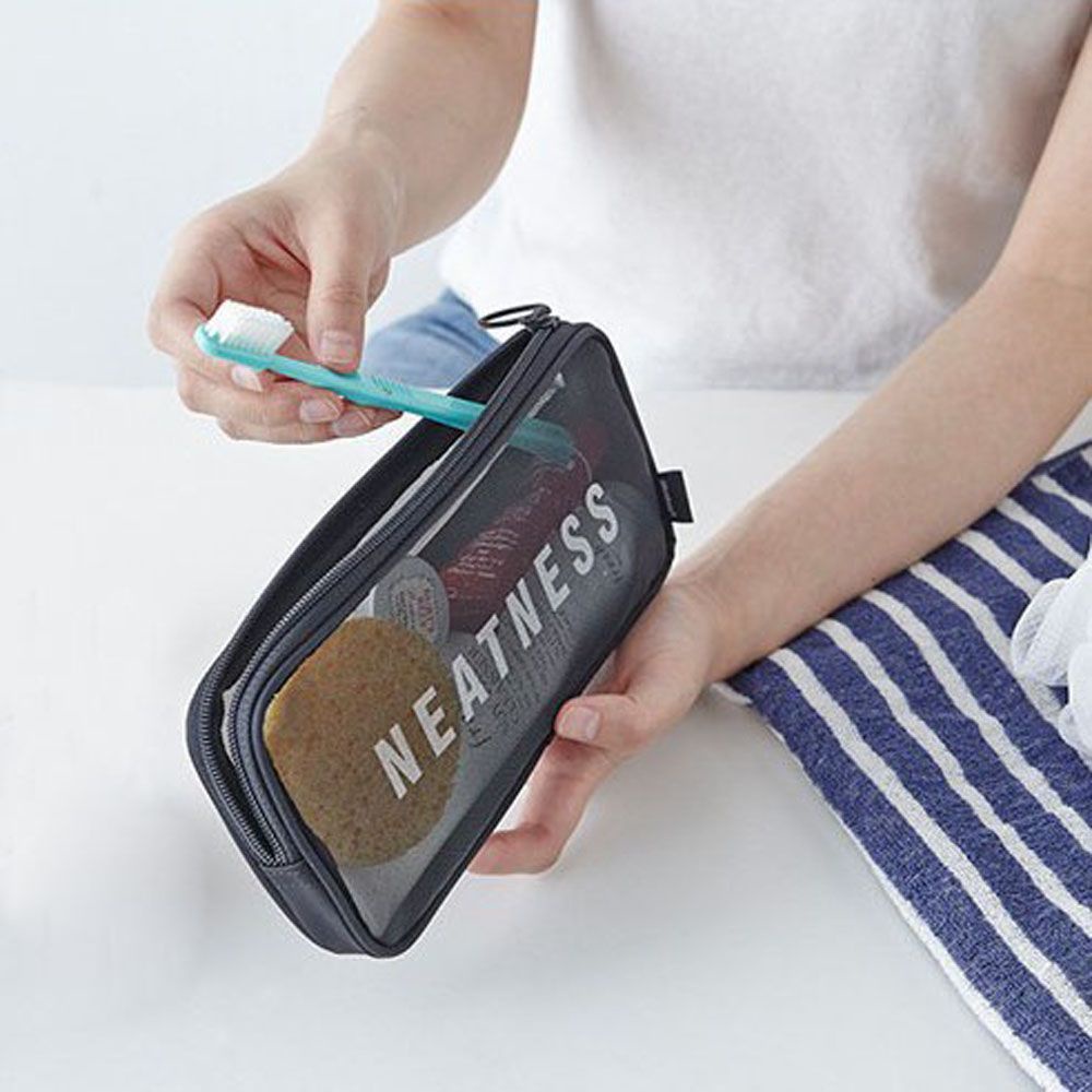 Túi lưới đựng đồ trang điểm đa năng thời trang tiện lợi dành cho nam nữ
