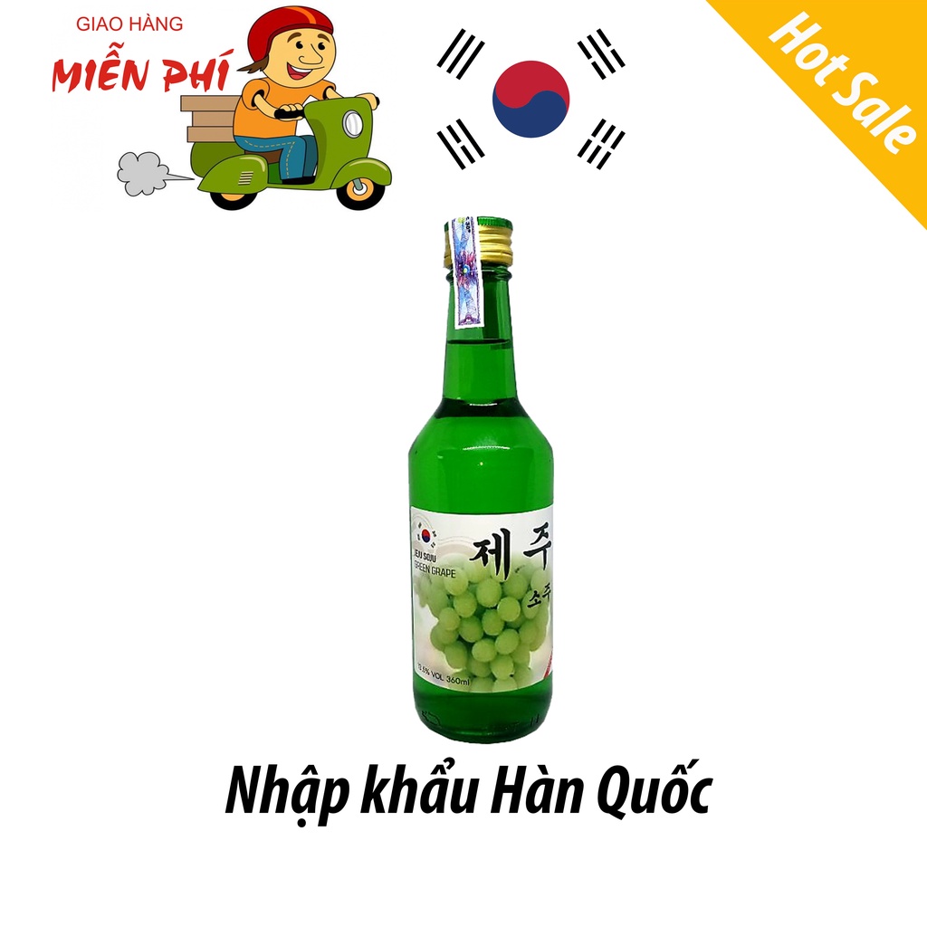 Soju Hàn Quốc Nhập Khẩu Đủ Vị