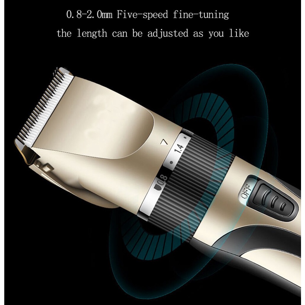 Tông đơ cắt tóc cho bé sạc nhanh chuyên nghiệp cao cấp Hair Clipper tặng kèm 9 phụ kiện và Bộ Kéo