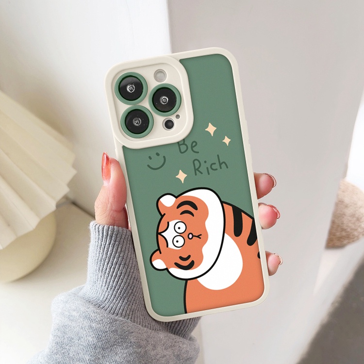 Ốp lưng iphone cạnh vuông lỗ camera tiger money 6/6splus/7/7plus/8/8plus/x/xr/xs/11/12/13/pro/max/plus/promax-Awifi D4-3