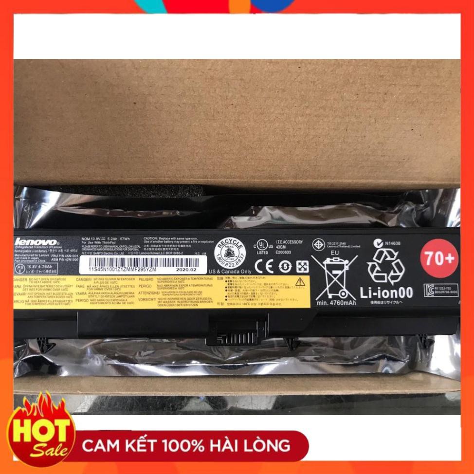 [Mã 273ELHA100K0 hoàn 7% đơn 500K]  HÀNG ZIN  Pin Zin (Battery) Lenovo ThinkPad T430 T530 W530 L430 70+ Original