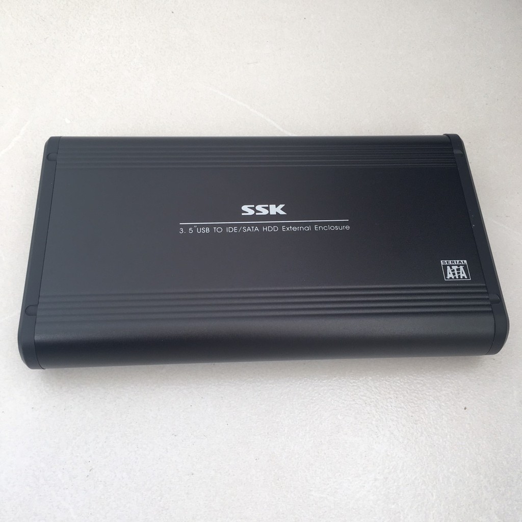 Box HDD 3.5inch SSK SHE 053 chuẩn Sata usb 2.0 hỗ trợ ổ cứng lên tới 2TB