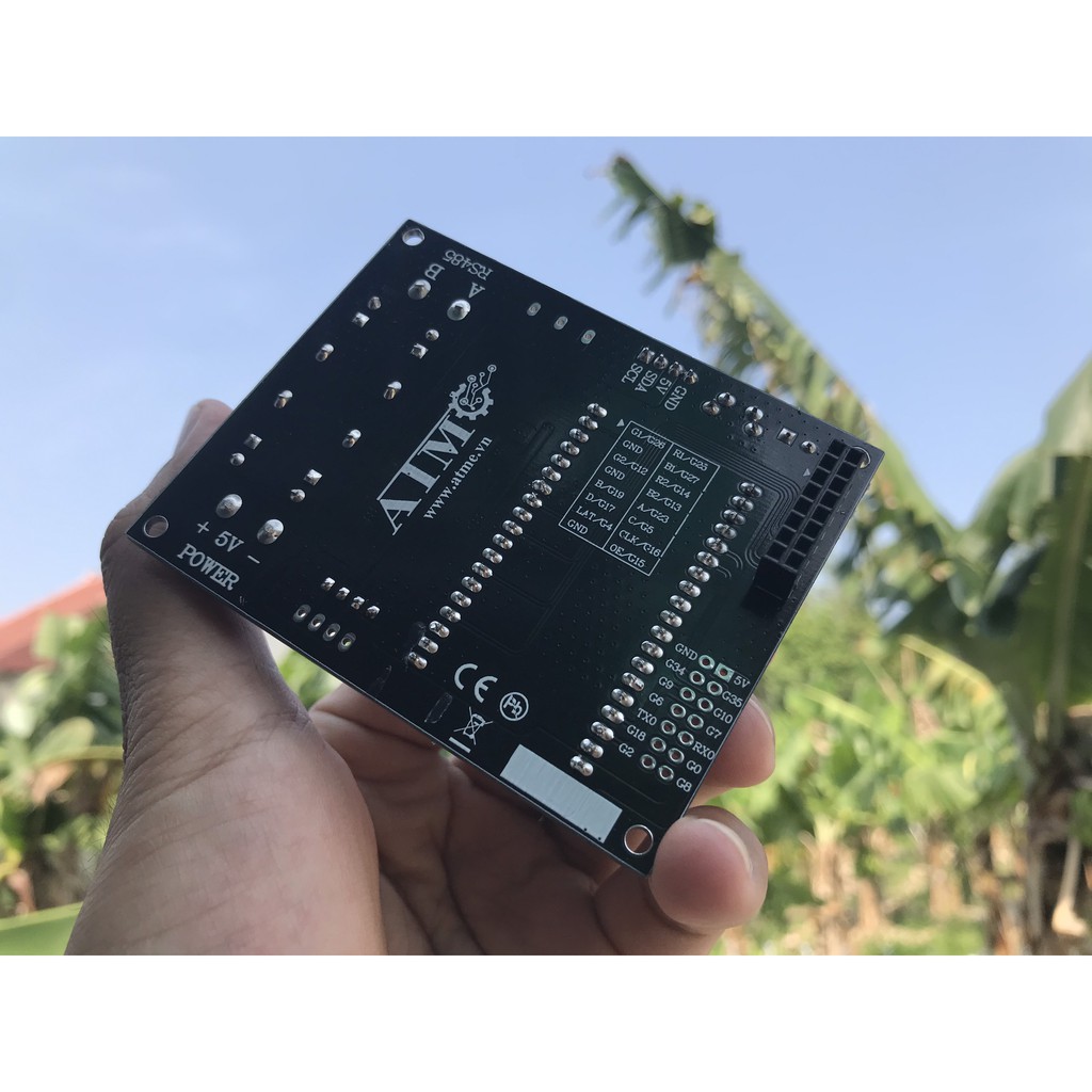 MAIN ESP32 WIFI ĐIỀU KHIỂN LED P5 FULL COLOR - GIAO TIẾP RS485 ISOLATED