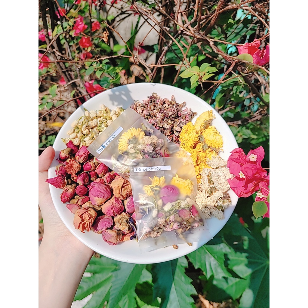 ( ảnh thật ) combo trà hoa bát bửu 15 gói _tinhhoatrathaomoc