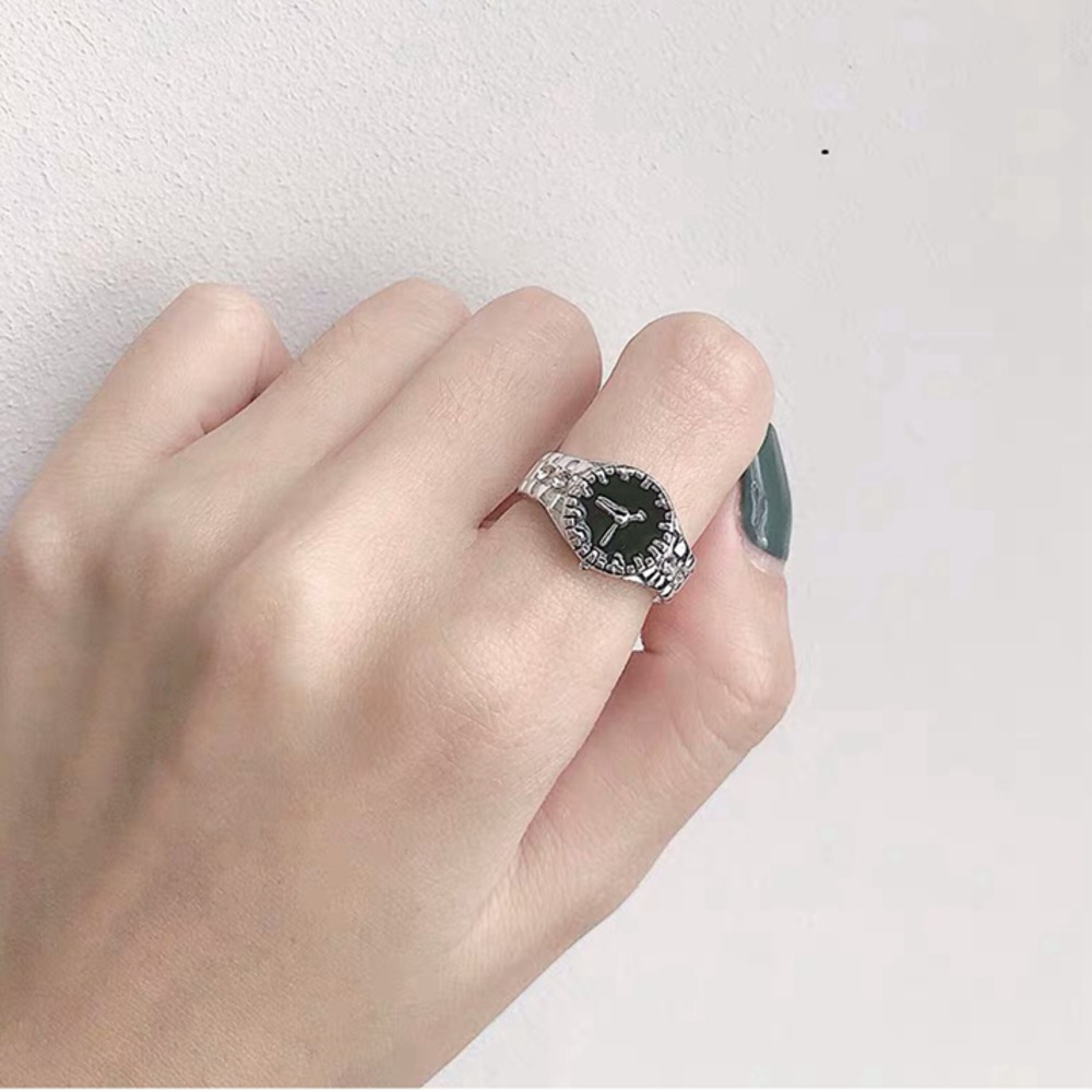 Nhẫn Đồng Hồ Đeo Tay Thiết Kế Sáng Tạo Cá Tính