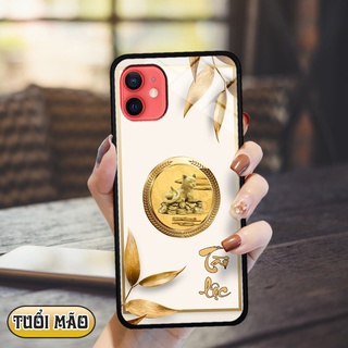 Ốp lưng kính 3D 12 con giáp - iphone 12