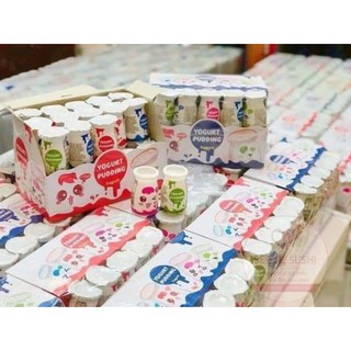thạch pudding ❤freeship❤ thạch pudding sữa chua _ trứng lốc 30 hũ cho bé