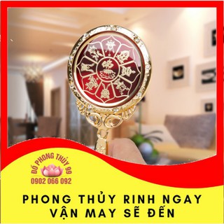 GƯƠNG KHAI QUANG VẬT PHẨM PHONG THỦY- CÓ HƯỚNG DẪN-MẪU CHỮ PHẬT