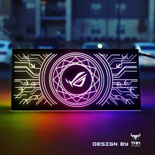 RGB Asus ROG VGA Backplate  (Tấm che card màn hình VGA Asus ROG led RGB)