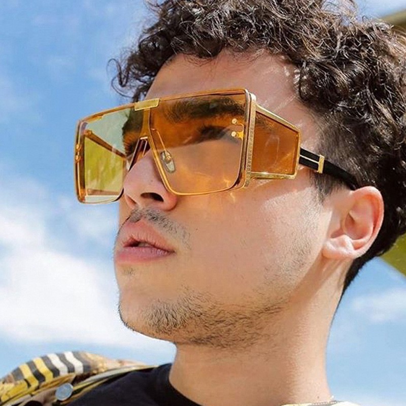 Kính mát nam nữ chống tia UV400 phong cách châu Âu