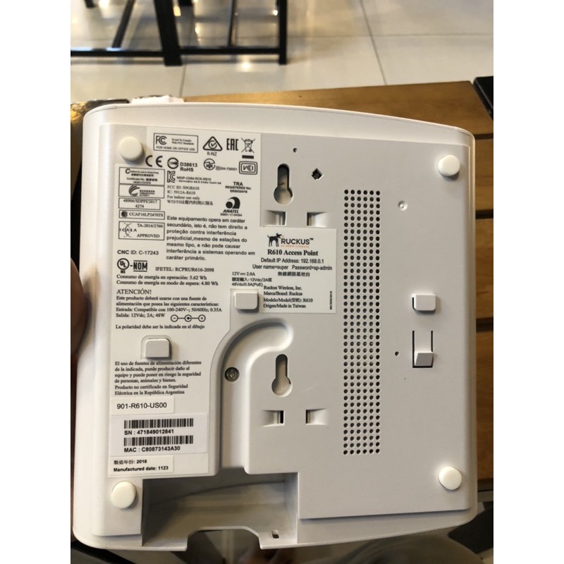 Bộ phát wifi Ruckus R610-US00 | BigBuy360 - bigbuy360.vn