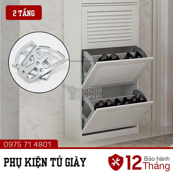 Giá xoay tủ giầy cao cấp Bộ 2 chiếc