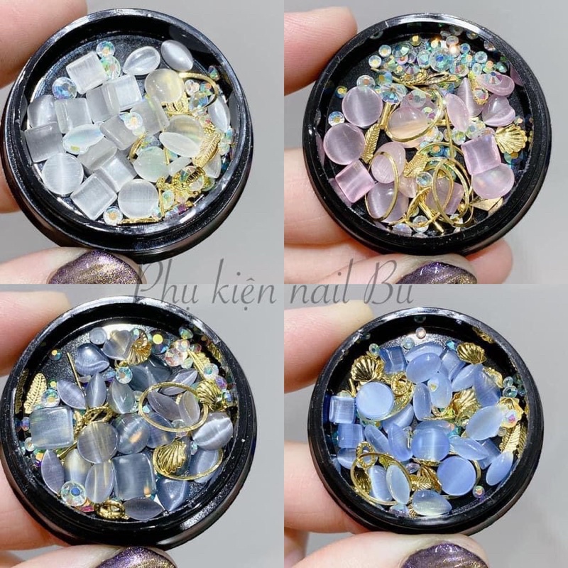 Phụ kiện trang trí mix cực đẹp sỏi , kim loại