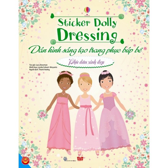 Sách - Dán Hình Sáng Tạo Trang Phục Búp Bê - Phù Dâu Xinh Đẹp
