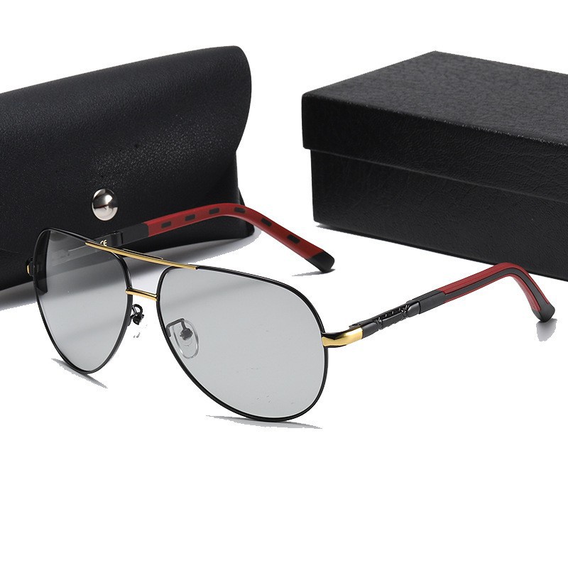 Kính Mát Phân Cực Chống Tia Cực Tím + Hộp Đựng Kính Thời Trang Chất Lượng Cao Cho Nam | BigBuy360 - bigbuy360.vn