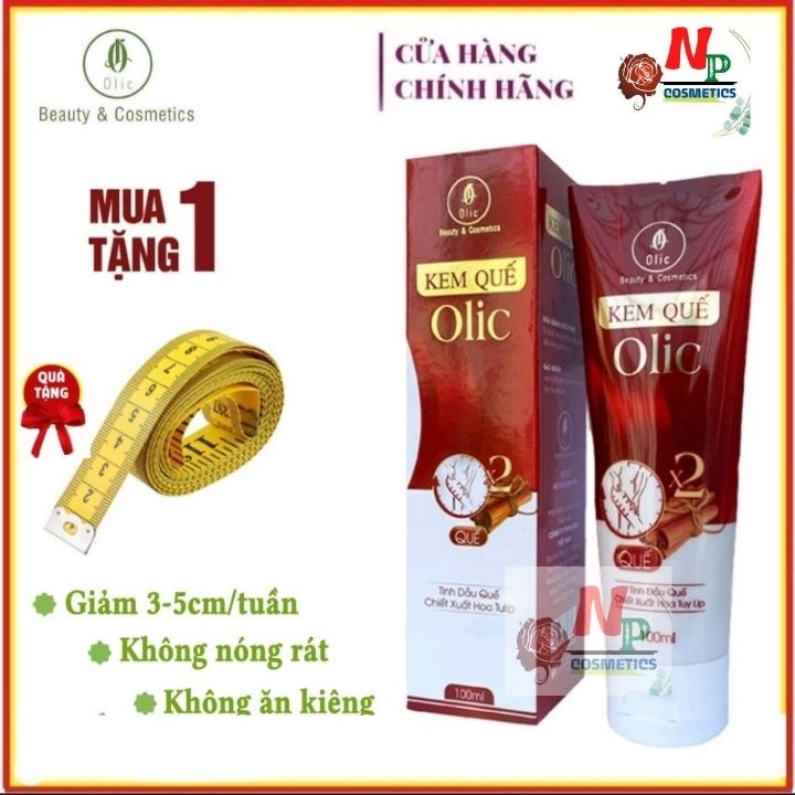 Gel tan mỡ Olic (Chính hãng) gel kem quế olic