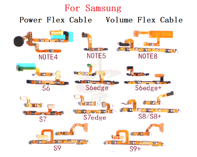 Dây Cáp Nút Tắt Mở Tiện Lợi Cho Samsung S6 S6 Edge S6 Edge Plus S7 S7 Edge S8 S8 Plus S9 S9 Plus S10 S10 Plus S10E Note 3 Note 4 Note 5 Note 8 Note 9 Note 10 Note 10plus