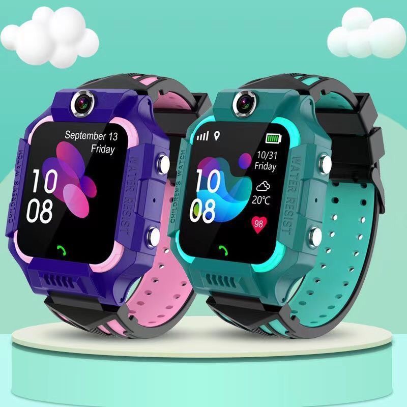 Đồng hồ định vị trẻ em lắp sim nghe gọi 2 chiều Q19 chống nước lắp sim 3G 4G
