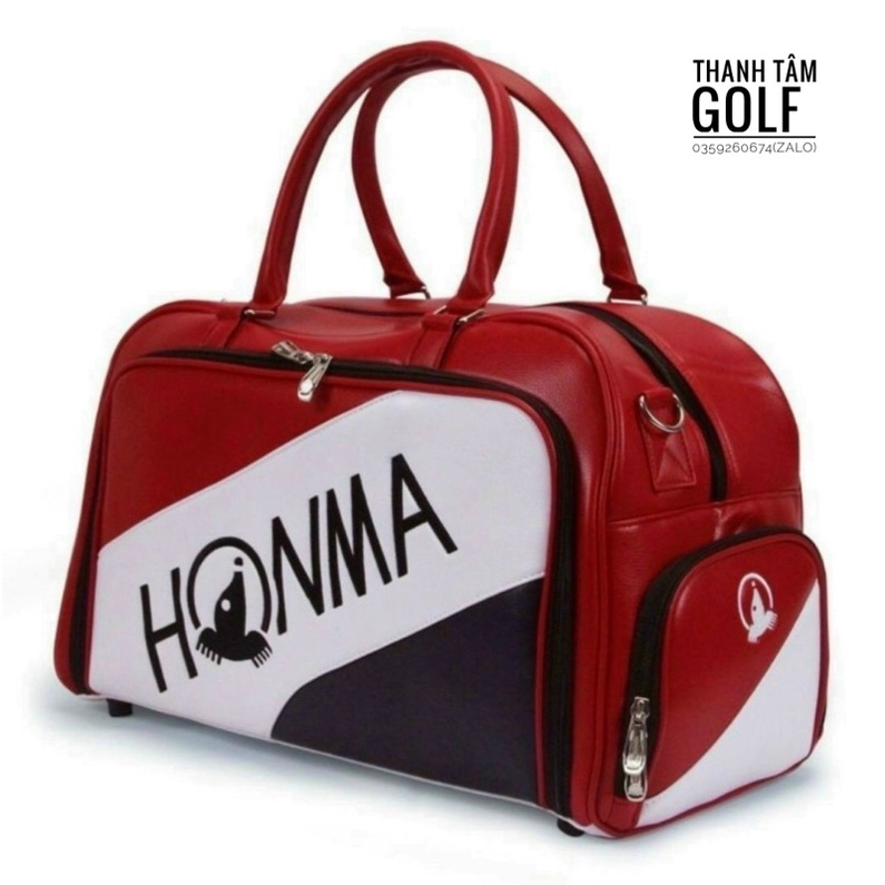 Túi đựng đồ golf Honma chất liệu Pu cao cấp có ngăn đựng giày riêng biệt