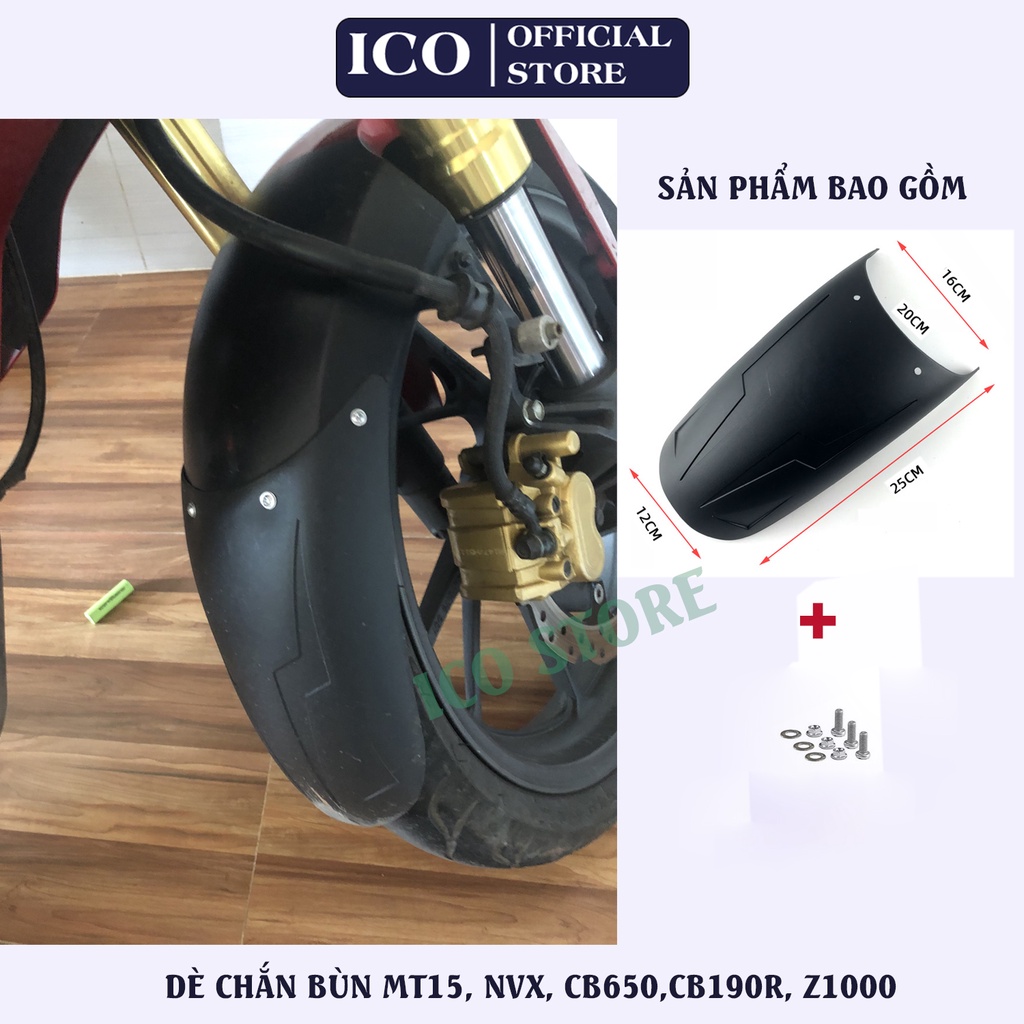 Dè Chắn Bùn trước CB650, Z650, Z1000, MT15, CB190R