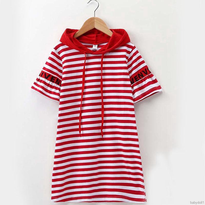 Đầm cotton ngắn tay cho bé gái