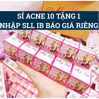 [ Dành cho sỉ ] KEM CHẤM MỤN ACNE MỸ LYN Chính hãng - Nhập 10 tặng 1 nhỏ (Kèm giấy HDSD + túi đựng)