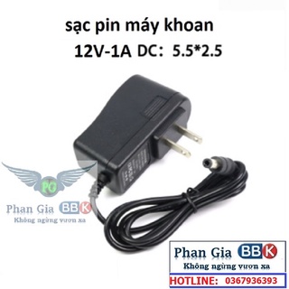 Sạc khoan pin 12V dùng cho máy khoan pin bắt vít 12V