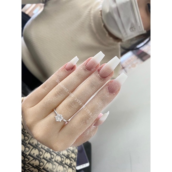 Giấy lau gel loại cứng 100pcs làm nail