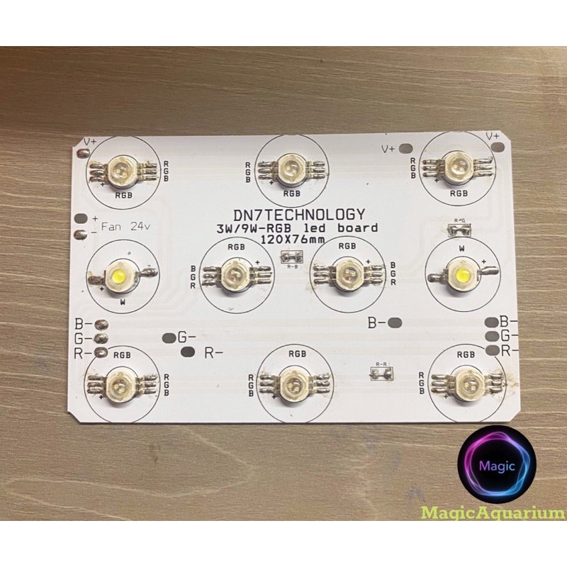 Mạch Led RGB 3in1 Hàn Sẵn Mạch