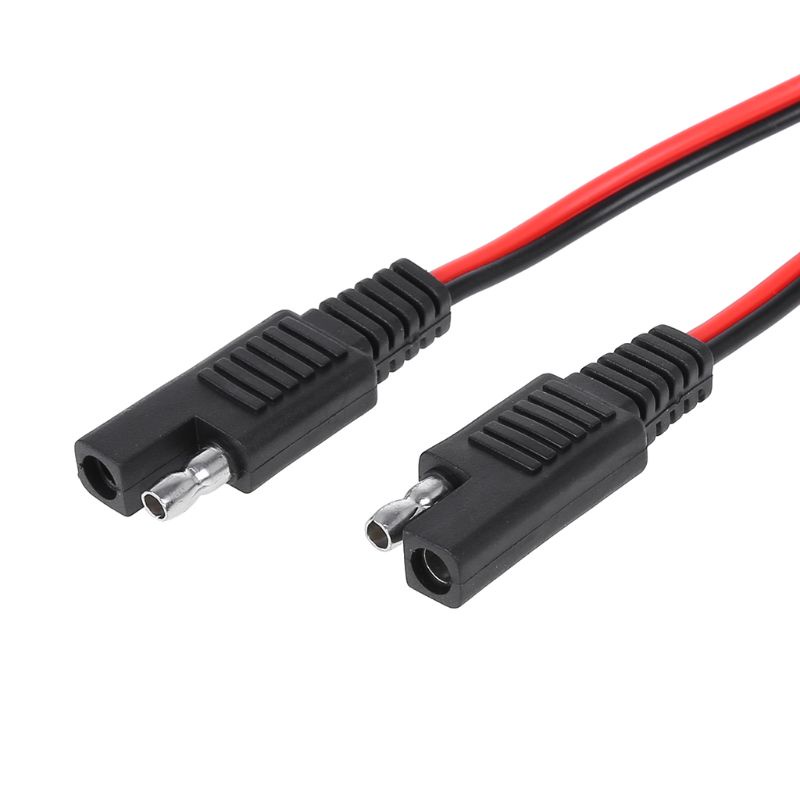 Utake SAE Connector Male to Female Plug Extension Cable Adapter Cord Quick Disconnect Release Wire Harness with Solar Battery
