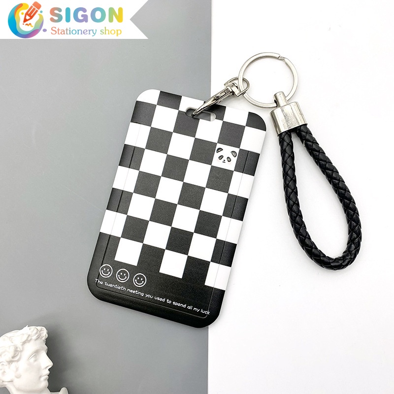 Ví Đựng Thẻ ID / Thẻ ID / Xe Buýt Hình Gấu Trúc Hoạt Hình Chống Mòn / Trầy Xước