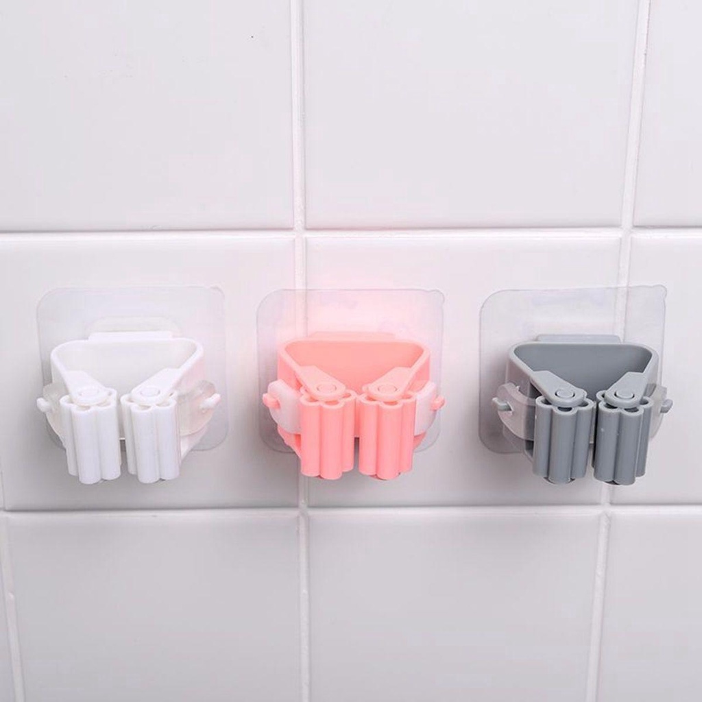 Giá Đỡ Cây Lau Nhà Gắn Tường Không Cần Đục Lỗ Tiện Dụng Cho Nhà Bếp / Nhà Tắm