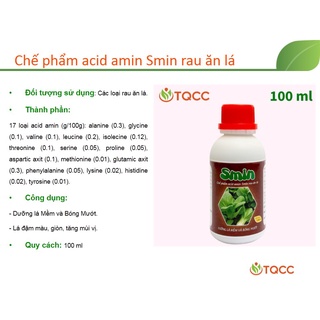 Chế phẩm Smin rau ăn lá 100ml